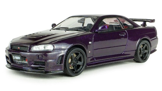 Immagine di NISSAN SKYLINE GT-R (R34) Z-TUNE 1999 MIDNIGHT PURPLE 1:43