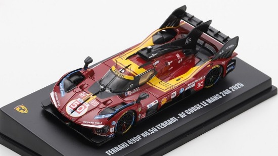 Immagine di FERRARI 499P N.50 LE MANS 2025 FUOCO-MOLINA-NIELSEN 1:64