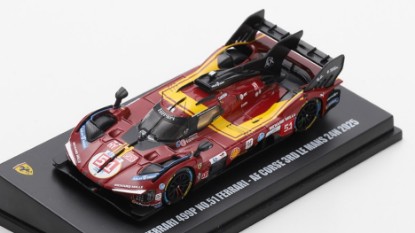 Immagine di FERRARI 499P N.51 LE MANS 2025 PIER GUIDI-CALADO-GIOVINAZZI 1:64