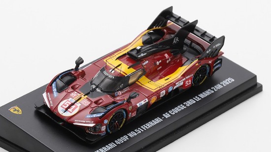 Immagine di FERRARI 499P N.51 LE MANS 2025 PIER GUIDI-CALADO-GIOVINAZZI 1:64