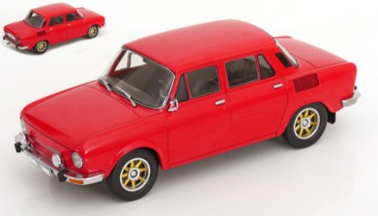 Immagine di SKODA 100 1969 RED/GOLD RIMS 1:18