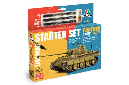 Immagine di PANTHER Sd.Kfz.171 Ausf.A MODEL SET KIT 1:56