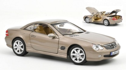 Immagine di MERCEDES SL 500 2003 BEIGE 1:18