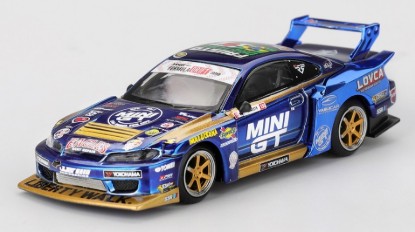 Immagine di NISSAN SILVIA S15 LBSUPER
SILHOUETTE #555 TEAM MINI GT
LIBERTY WA 1:64