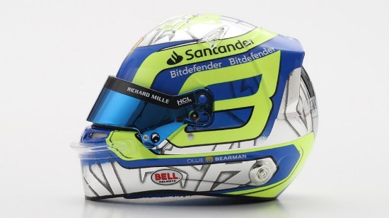 Immagine di HELMET OLIVER BEARMAN SAUDI ARABIA GP 2024 1:5