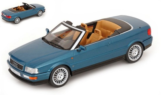 Immagine di AUDI CABRIOLET 1991 BLUE-GREEN 1:18