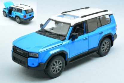 Immagine di TOYOTA LAND CRUISER 2024 BLUE/WHITE 1:24