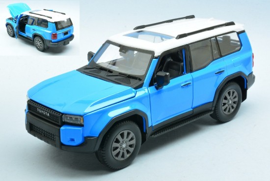 Immagine di TOYOTA LAND CRUISER 2024 BLUE/WHITE 1:24