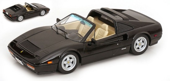 Immagine di FERRARI 328 GTS US VERSION MIAMI VICE SONNY 1985 BLACK 1:18