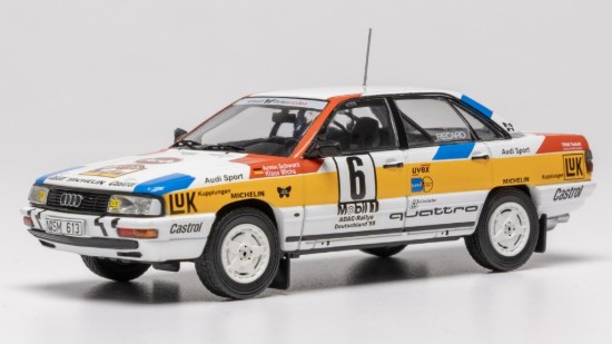 Immagine di AUDI 200 QUATTRO N.6 RALLY DEUTSCHLAND 1988 A.SCHWARTZ/K.WICHA 1:43