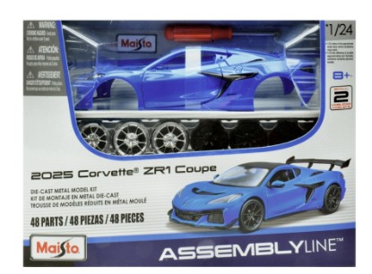 Immagine di CORVETTE ZR1 BLUE KIT 1:24