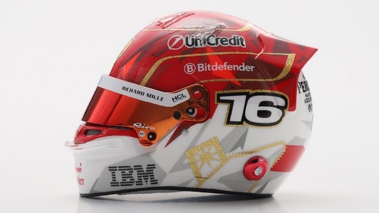 Immagine di HELMET CHARLES LECLERC LAS VEGAS GP 2025 1:5