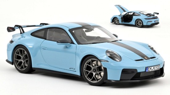 Immagine di PORSCHE 911 GT3 W/WEISSACH PACK 2025 GULFBLUE 1:18