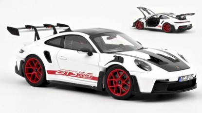 Immagine di PORSCHE 911 GT3 RS W/WEISSACH PACK 2022 WHITE/RED 1:18