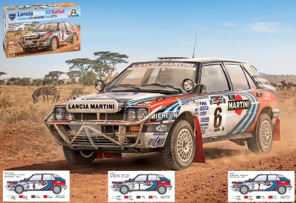 Immagine di LANCIA DELTA HF INTEGRALE 16V SAFARI RALLY 1991 KIT 1:12