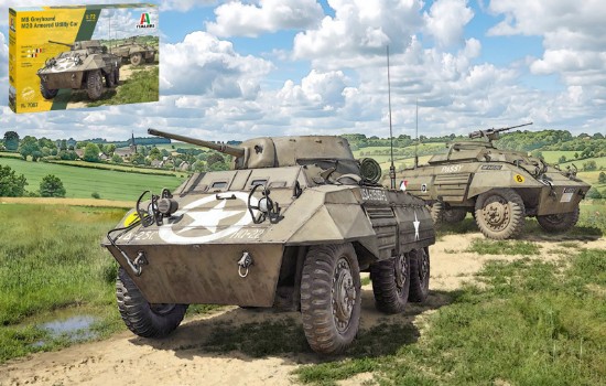 Immagine di M8 GREYHOUND / M20 ARMORED UTILITY CAR KIT 1:72