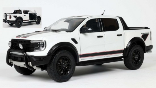 Immagine di FORD RANGER RAPTOR ICE WHITE 2024 1:18
