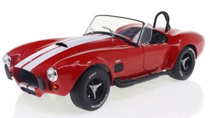 Immagine di SHELBY COBRA 427 S/C SPIDER 1965 RED/WHITE 1:18