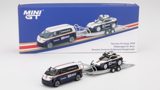 Immagine di SET PORSCHE 911 DAKAR
#718 + VOLKSWAGEN ID. BUZZ PORSCHE 2025 1:64