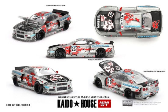 Immagine di NISSAN SKYLINE GT-R (R34)
KAIDO STAR RACING V1 1999 1:64