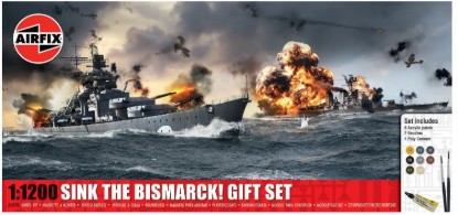 Immagine di SINK THE BISMARK GIFT SET KIT 1:1200