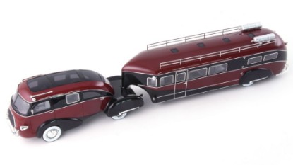 Immagine di ZEPHIR LAND YACHT 1936 RED-BLACK 1:43