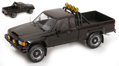 Immagine di TOYOTA TRUCK XTRA CAB 4x4 (HILUX) BACK TO THE FUTURE III 1985 BLACK 1:18