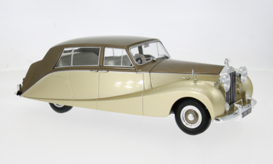 Immagine di ROLLS ROYCE SILVER WRAITH EMPRESS BY HOOPER 1956 BROWN/GOLD 1:18