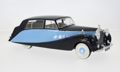 Immagine di ROLLS ROYCE SILVER WRAITH EMPRESS BY HOOPER 1956 BLACK/LIGHT BLUE 1:18