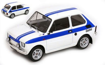 Immagine di FIAT 126 1972 WHITE/BLUE 1:18