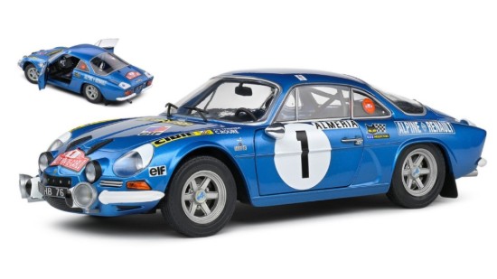 Immagine di ALPINE A110 1600S N.1 RALLY MONTE CARLO 1972 THERIER-ROURE 1:18