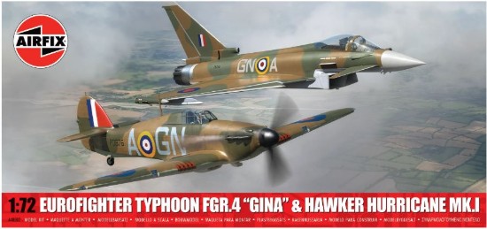 Immagine di TWIN PACK - EUROFIGHTER TYPHOON FGR.4 (BLACKJAC) + SHORTS TUCAN KIT 1:72