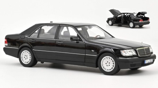 Immagine di MERCEDES S600 1997 BLACK METALLIC 1:18