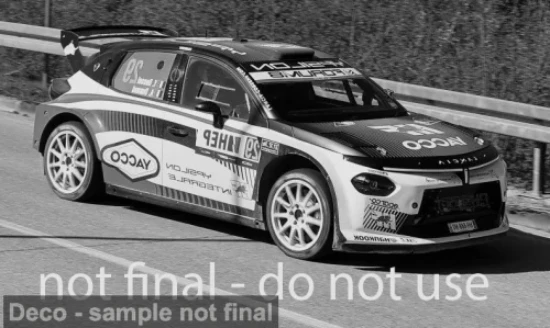 Immagine di LANCIA YPSILON HF N.28 RALLY2 CROATIA 2026 GRYAZIN-ALEKSANSDROV 1:43