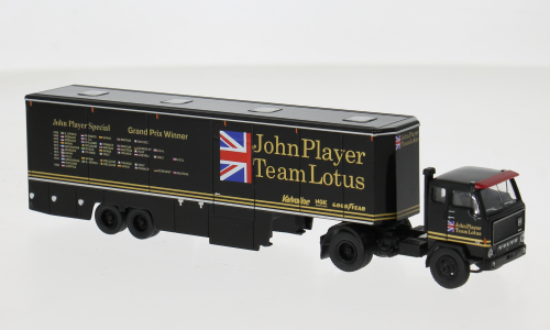Immagine di VOLVO F 89 RENNTRANSPORT-SZ 1973 JOHN PLAYER TEAM LOTUS 1:87