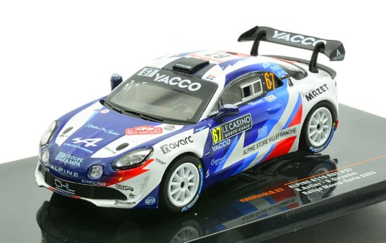 Immagine di ALPINE A110 RGT N.67 WRC RALLY MONTE CARLO 2025 ASTIER-GIRAUDET 1:43